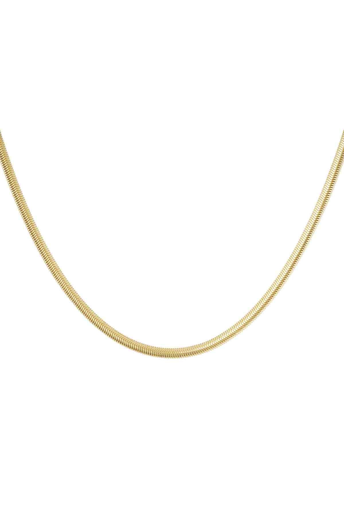 Flat Snake Chain Necklace