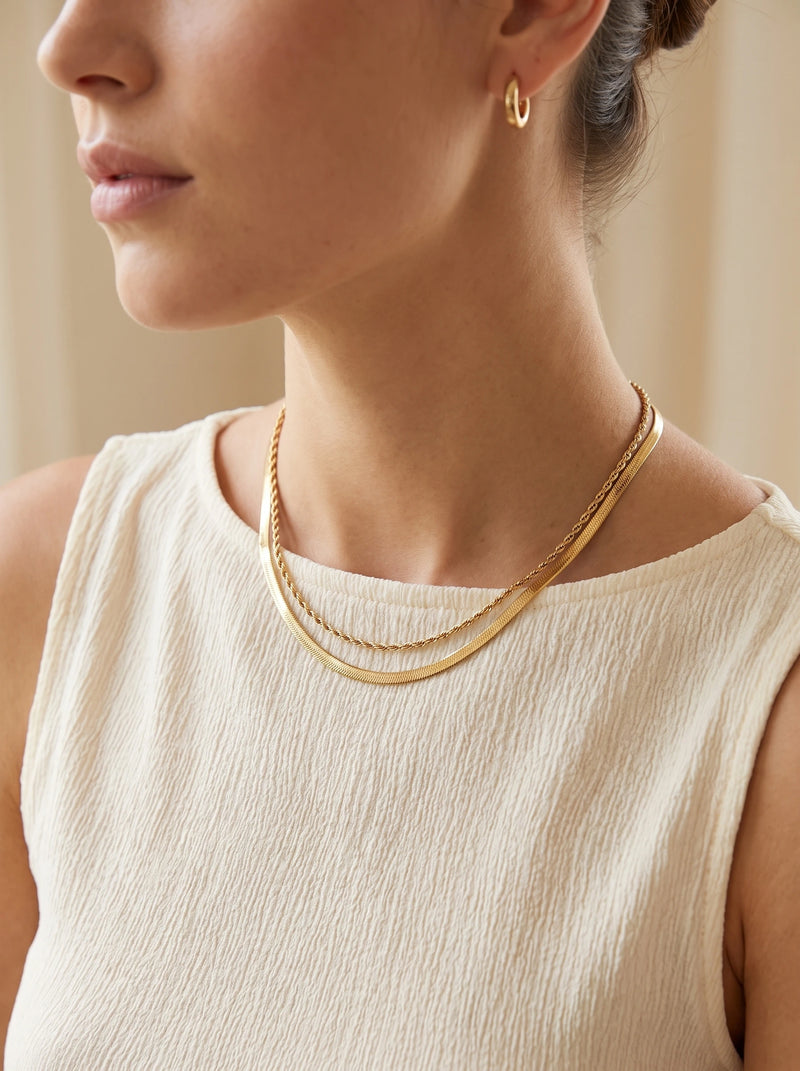 Sienna Double Chain Necklace