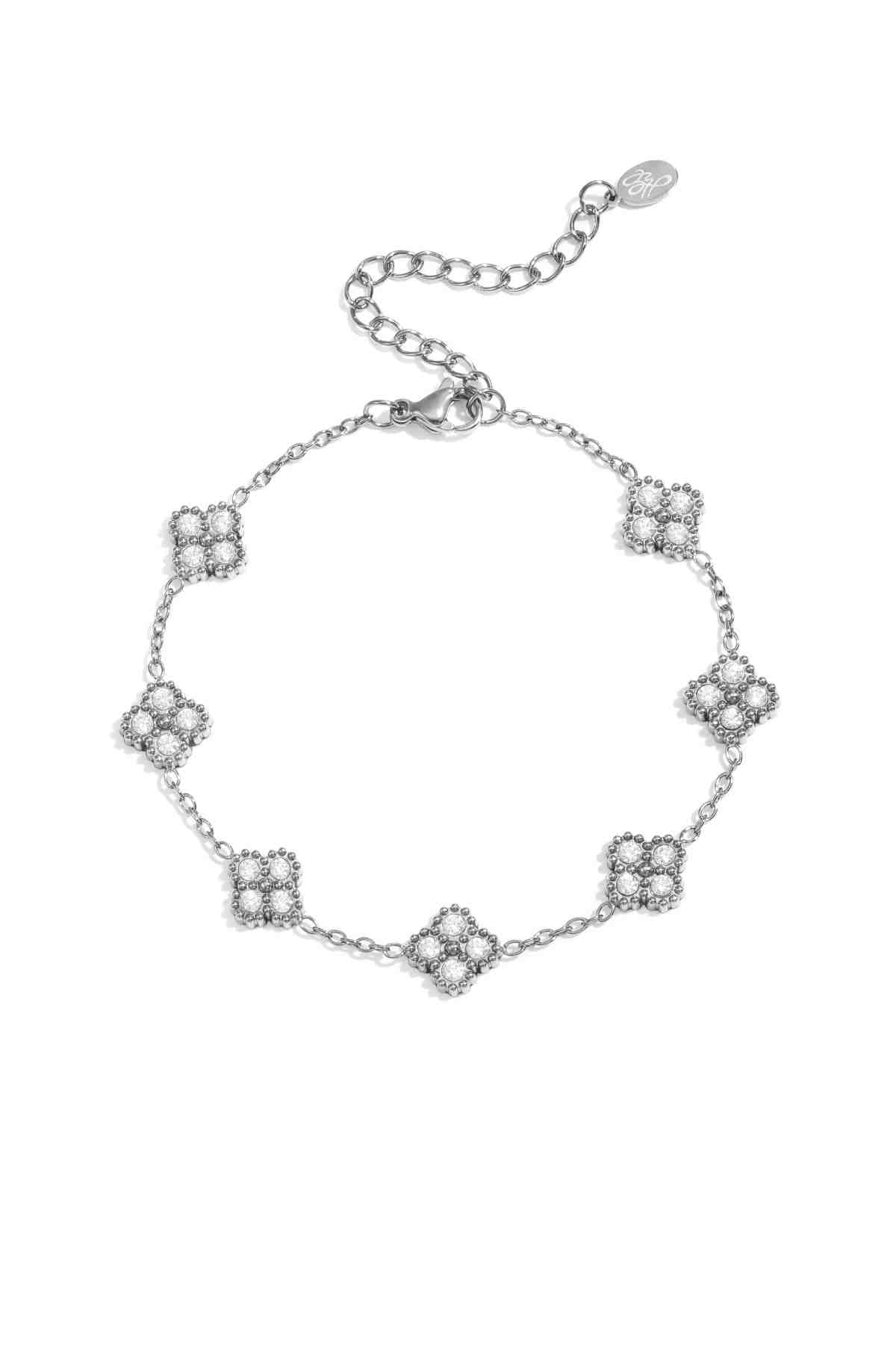 Zirkonia Clover Bracelet