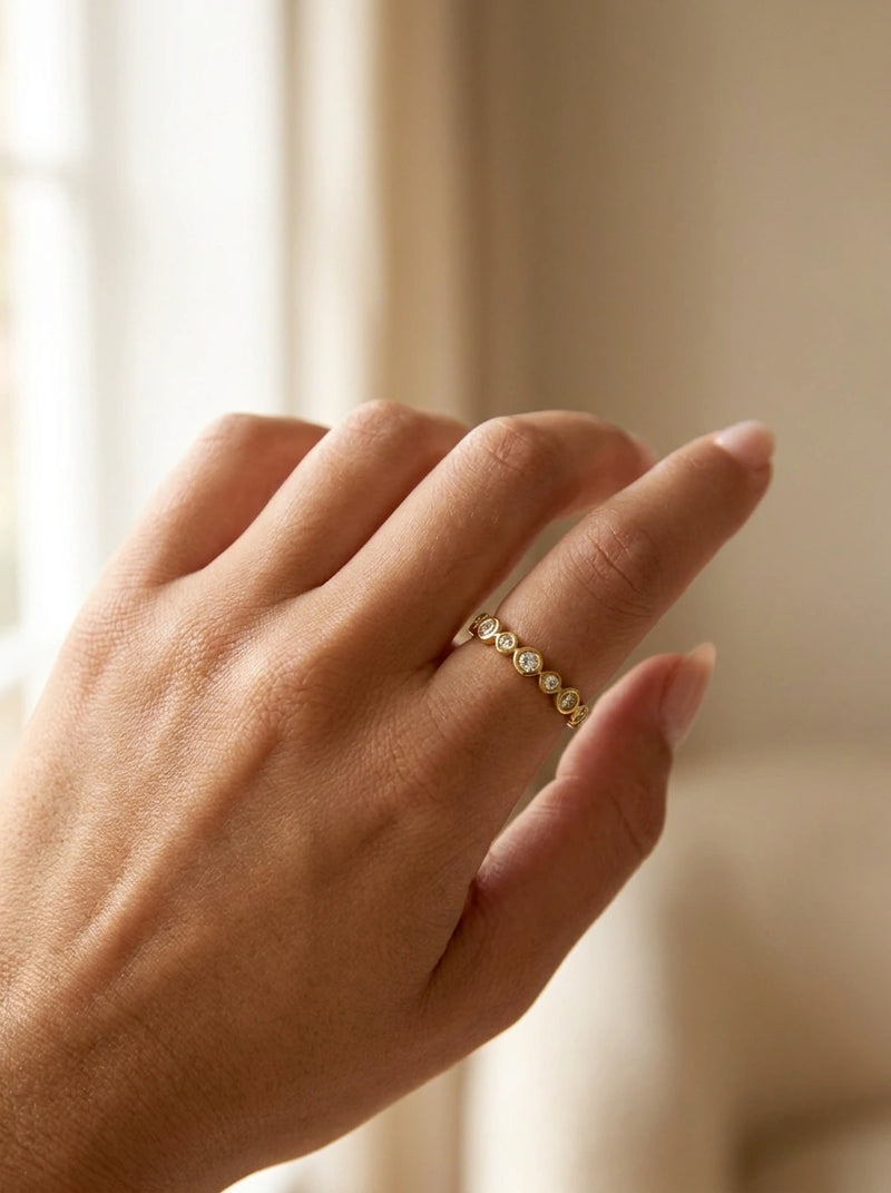 Crystal Spark Ring