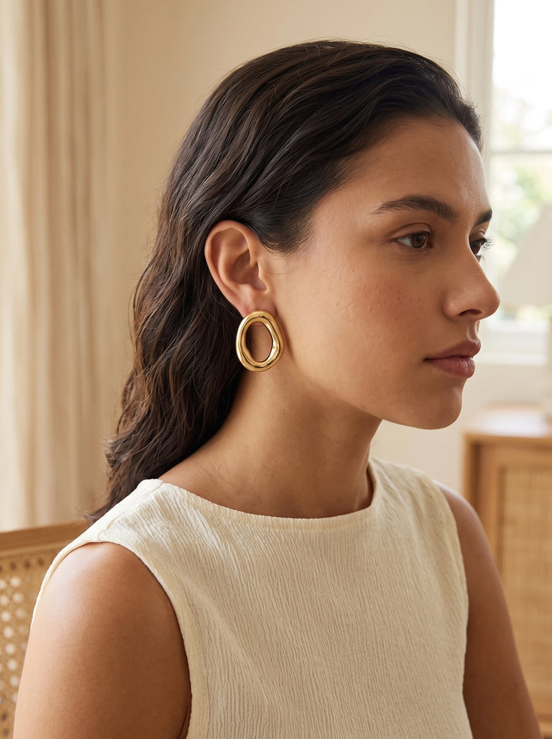 Oasis Oval Earrings
