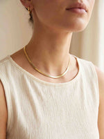 Flat Snake Chain Necklace