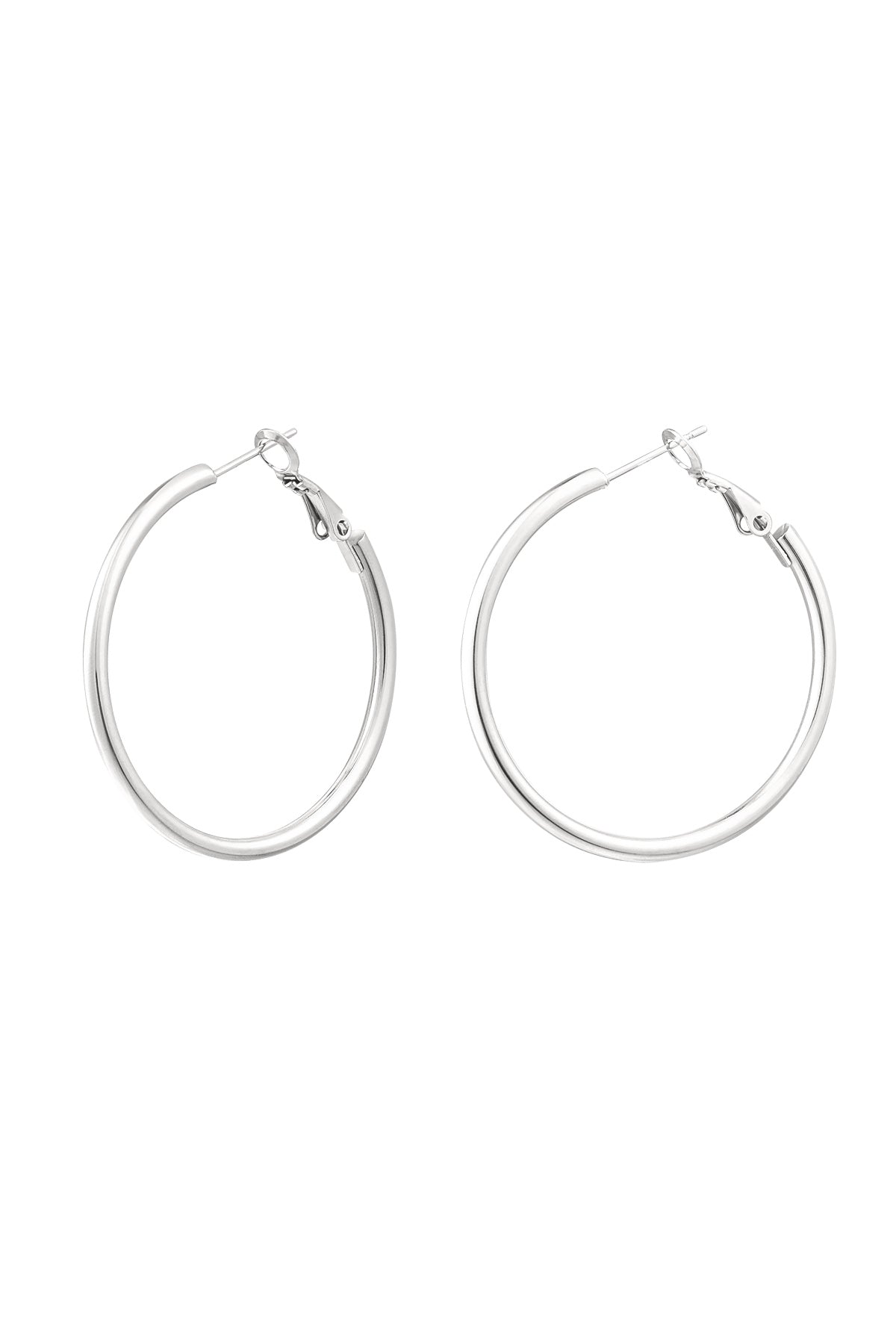 Basic Elegance Hoop Earrings – Creolen aus Edelstahl in Gold und Silber