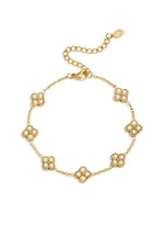 Zirkonia Clover Bracelet
