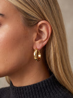 Glow Stone Earrings – Farboption Gold