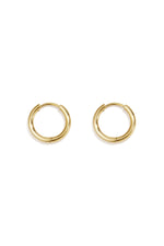 Mini Hoop Earrings – kleine Creolen aus Edelstahl in Gold und Silber