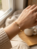 Clover Pearl Bracelet