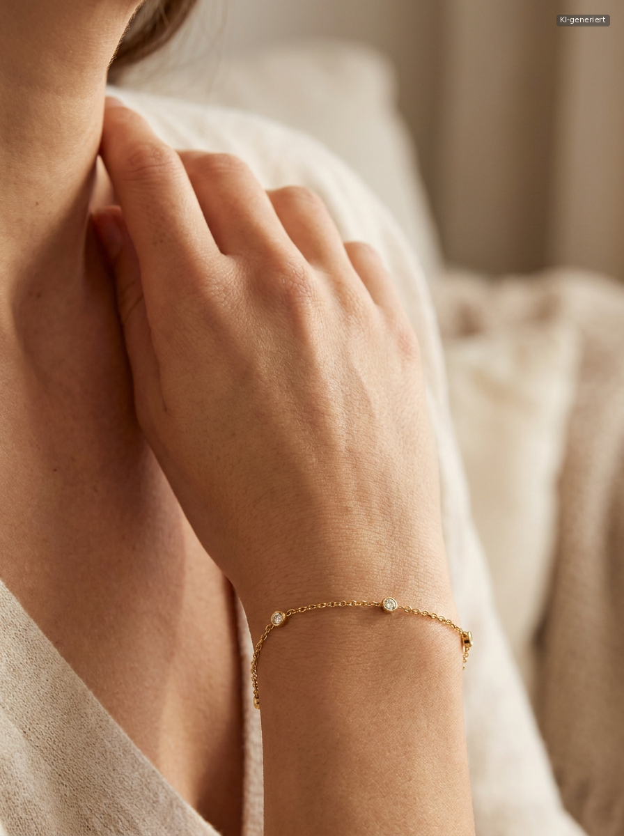 Golden Crystal Bracelet