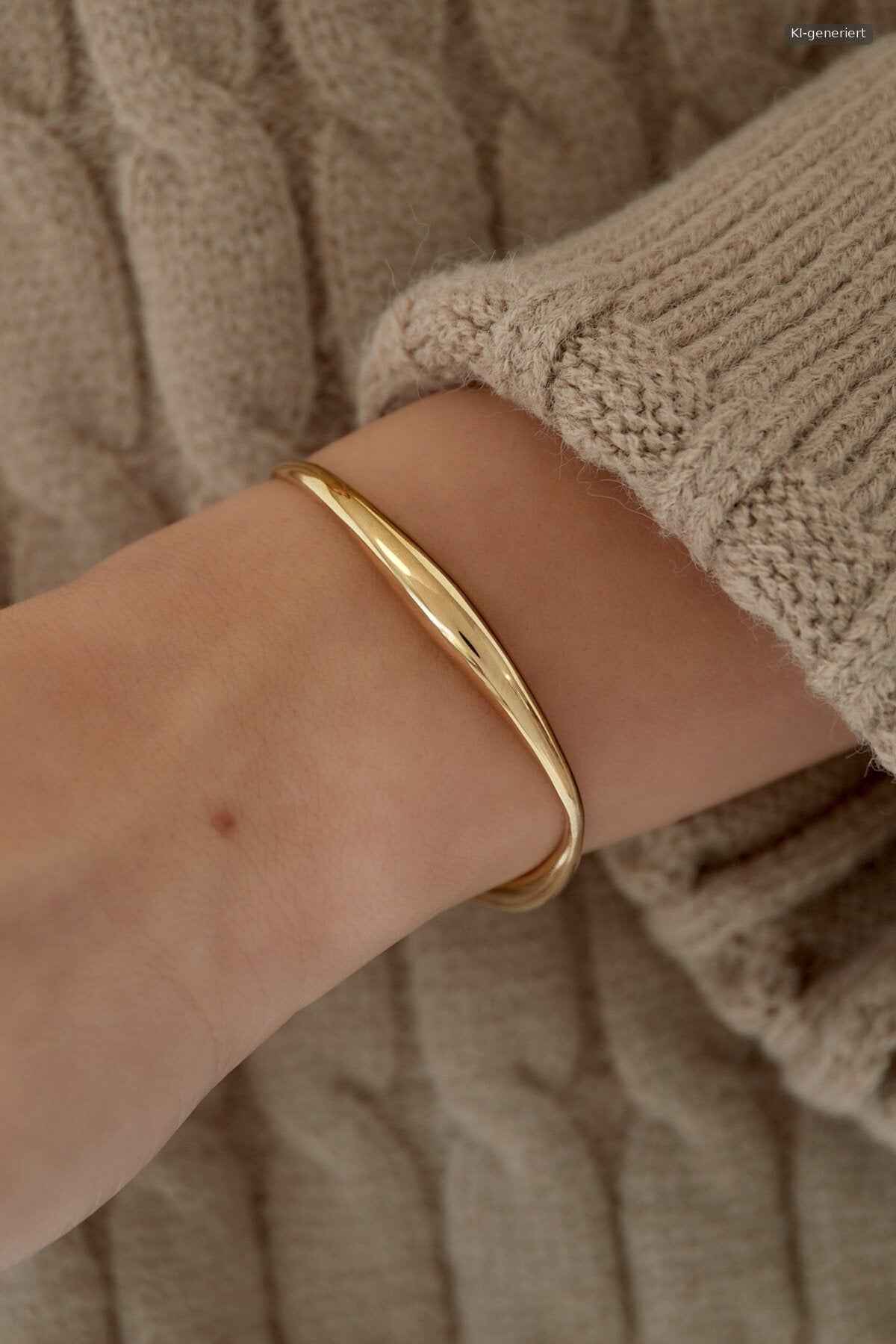 Golden Curve Bracelet