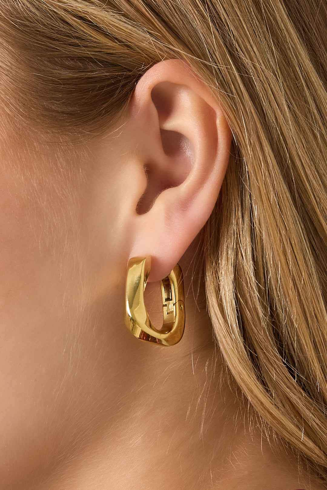 Sculpted Hoop Earrings