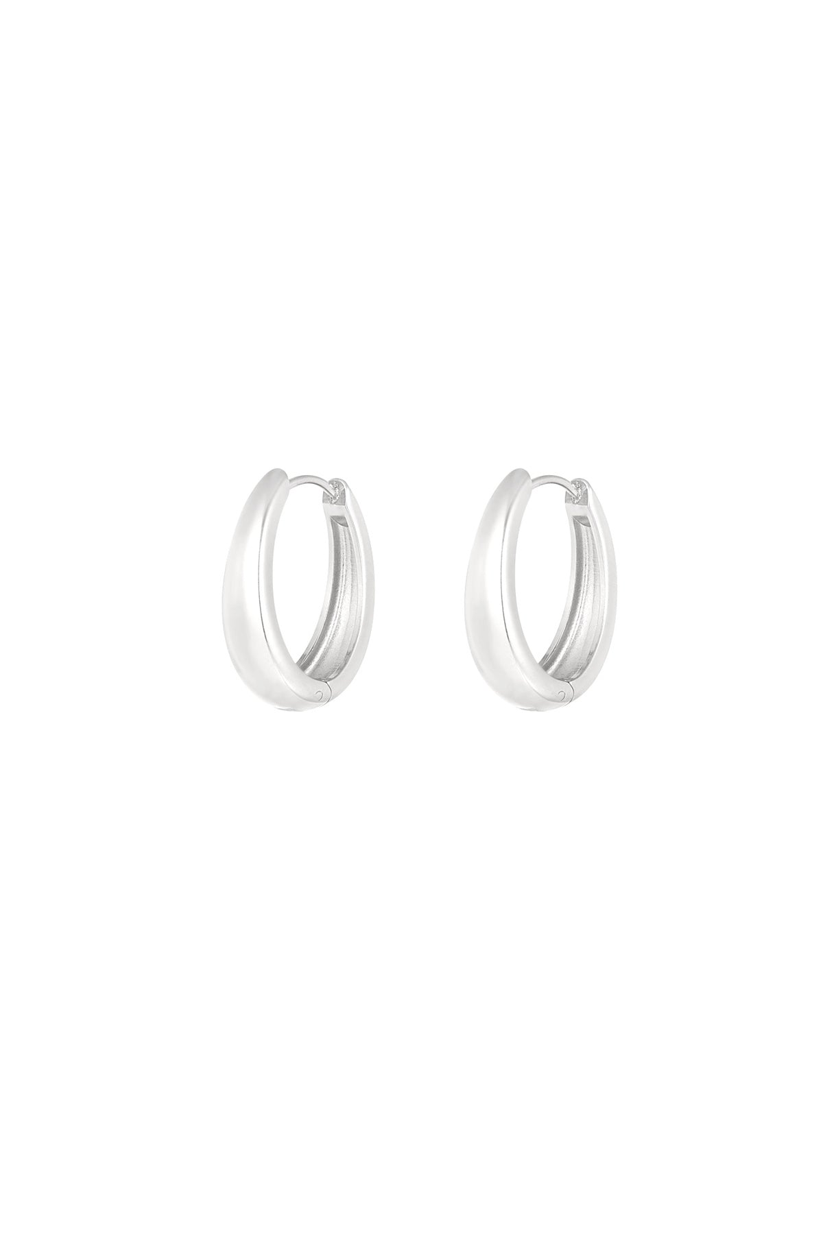 Solenne Hoops Earrings – Creolen-Klassiker aus Edelstahl in Gold und Silber