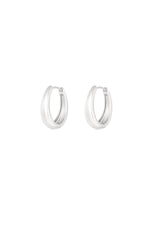 Solenne Hoops Earrings – Creolen-Klassiker aus Edelstahl in Gold und Silber