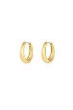Solenne Hoops Earrings – Creolen-Klassiker aus Edelstahl in Gold und Silber