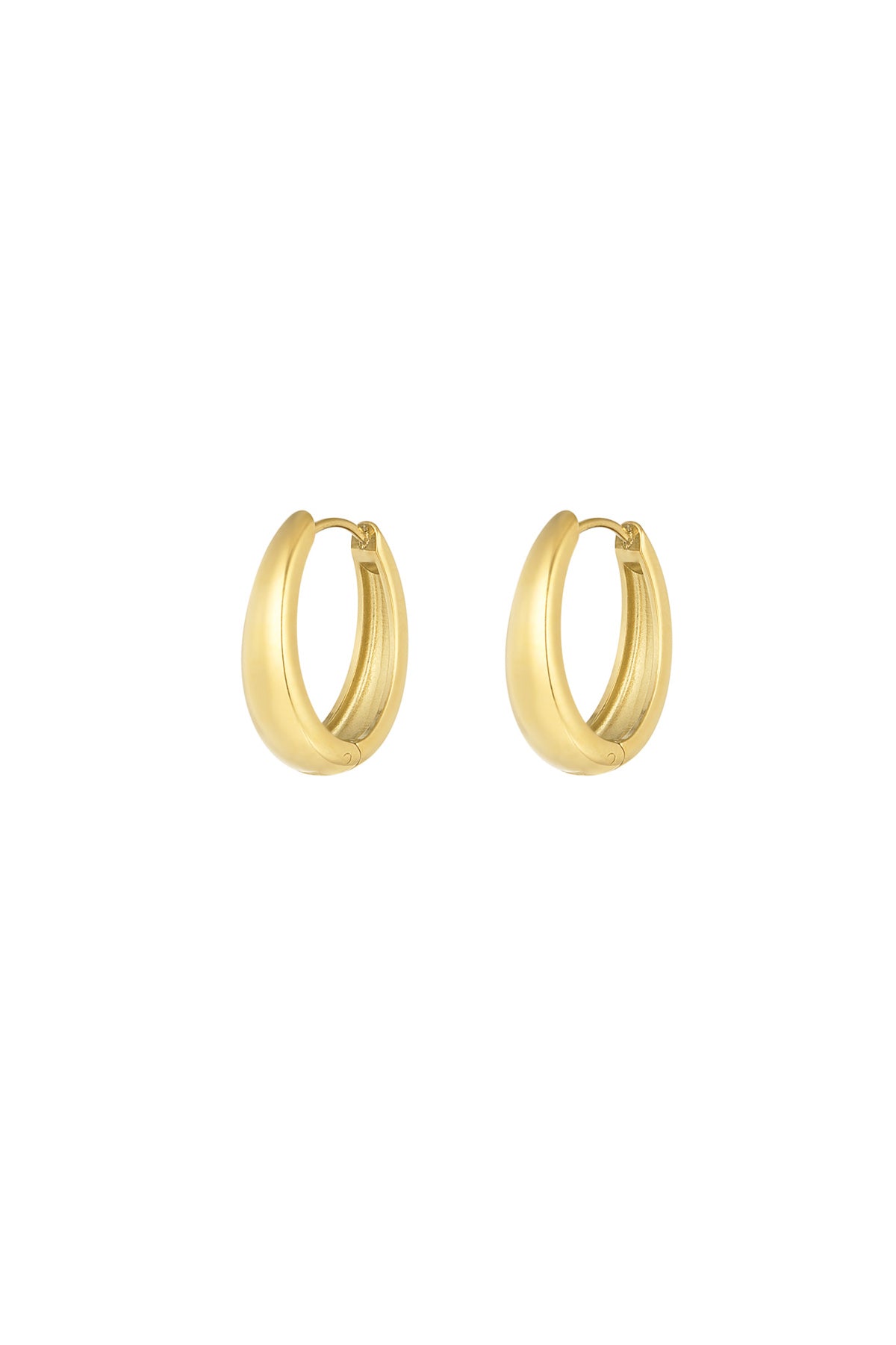 Solenne Hoops Earrings – Creolen-Klassiker aus Edelstahl in Gold und Silber
