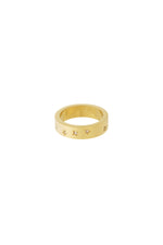 Spark Shine Ring – Ring aus Edelstahl mit Sonnenmotiv in Gold