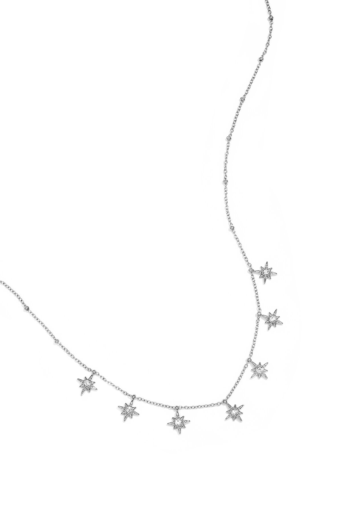 Stella Charm Necklace – Halskette mit Sternanhänger aus Edelstahl in Gold und Silber