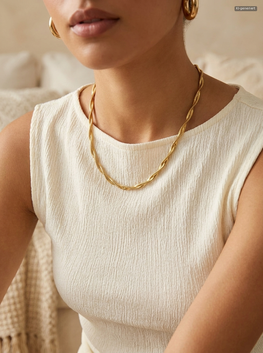 Twist Snake Chain Necklace